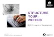 Structure your writing