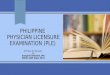 Philippine physician licensure exam primer