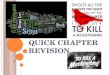 Chapter summaries for To Kill a Mockingbird