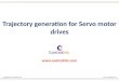 Trajectory generation for Servo motor drives
