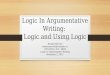 Logic in argumentative writing