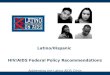Latino/Hispanic HIV/AIDS Federal Policy Recommendations: Addressing the Latino AIDS Crisis
