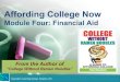 Affording college mod 4 financial aid