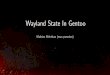 Wayland Gentoo Status