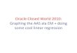 Oracle Closed World 2010: Graphing the AAS ala EM + doing some cool linear regression