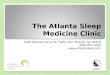 About the Atlanta Sleep Medicine Clinic