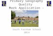 Pgqm gold application south farnham school