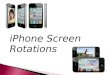 iPhone Screen Rotation