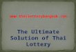 Thai Lottery and the Hidden News of its Background