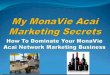 MonaVie Marketing Secrets - How To Dominate MonaVie
