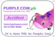 Purple cow 2012 (accident button)