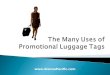 Promotional Product Idea: Custom Luggage Tags