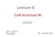 Lecture 8 cell structure iii