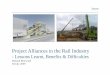 Project Alliances in the Rail Industry by Richard Morwood