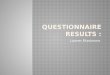 Questionnaire results a2 f
