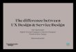The Difference Between UX Design & Service Design - Erik Westerdahl, Transformator Design - UXOpen 2013