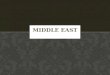 Overview of the Middle East
