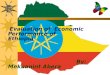 Economic Performance of Ethiopia