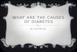 what are the causes of diabetes