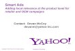 Yahoo! Local :  Smart Ads With Localized Product