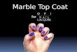 Marble Top Coat for OPI Nail Lacquer