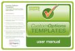 Custom options templates user manual for Magento