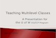 Teaching Multilevel Classes in Adult ESL