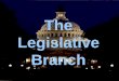 Legislative branch notes