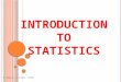 Introduction to statistics...ppt rahul