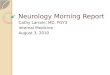 Neurology Morning Report