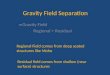 Gravity field separation