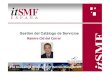 Summit itSMF - Gestión del catálogo de servicios