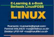 Presentasi e-learning dan e-book berbasis Linux/FOSS