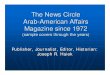 Joseph Haiek\'s publications, samples of The News Circle Magazine and Arab-American Almanac since 1972