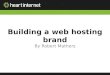 Building a web hosting brand