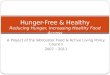 Hunger-Free & Healthy Project Final Presentation