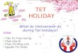 Vietnamese Tet Holiday