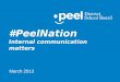 #PeelNation: Internal communications matters