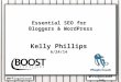 Essential SEO for Bloggers & WordPress