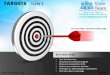 Targets bullseye darts goals style design 1 powerpoint presentation templates
