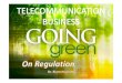 The green telco business by brti