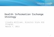 Health Information Exchange Strategy