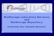 Bio Storage  Labs & Repository Overview