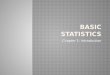 Basic  Statistics