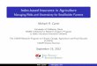 Carter - Index-based insurance in agriculture - 2012-09-19