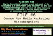 [MISSION M3B: FILE #6] Common New Media Marketing Misconceptions