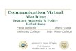 Communication Virtual Machine Feature Analysis
