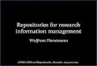 Horstmann repositories for_research_information_management