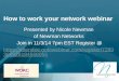 How to work your network webinar