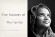 Sounds of Humanity